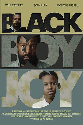 黑人男孩的欢乐的海报